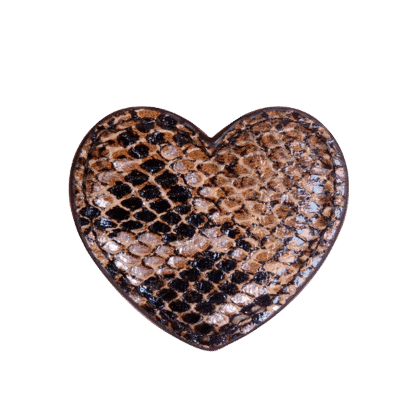 Multicolor snake heart