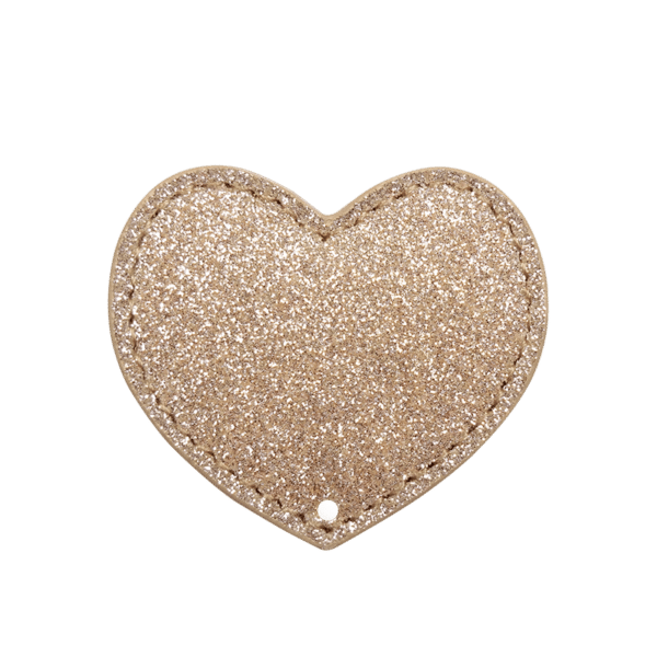 Glittery heart - perforated